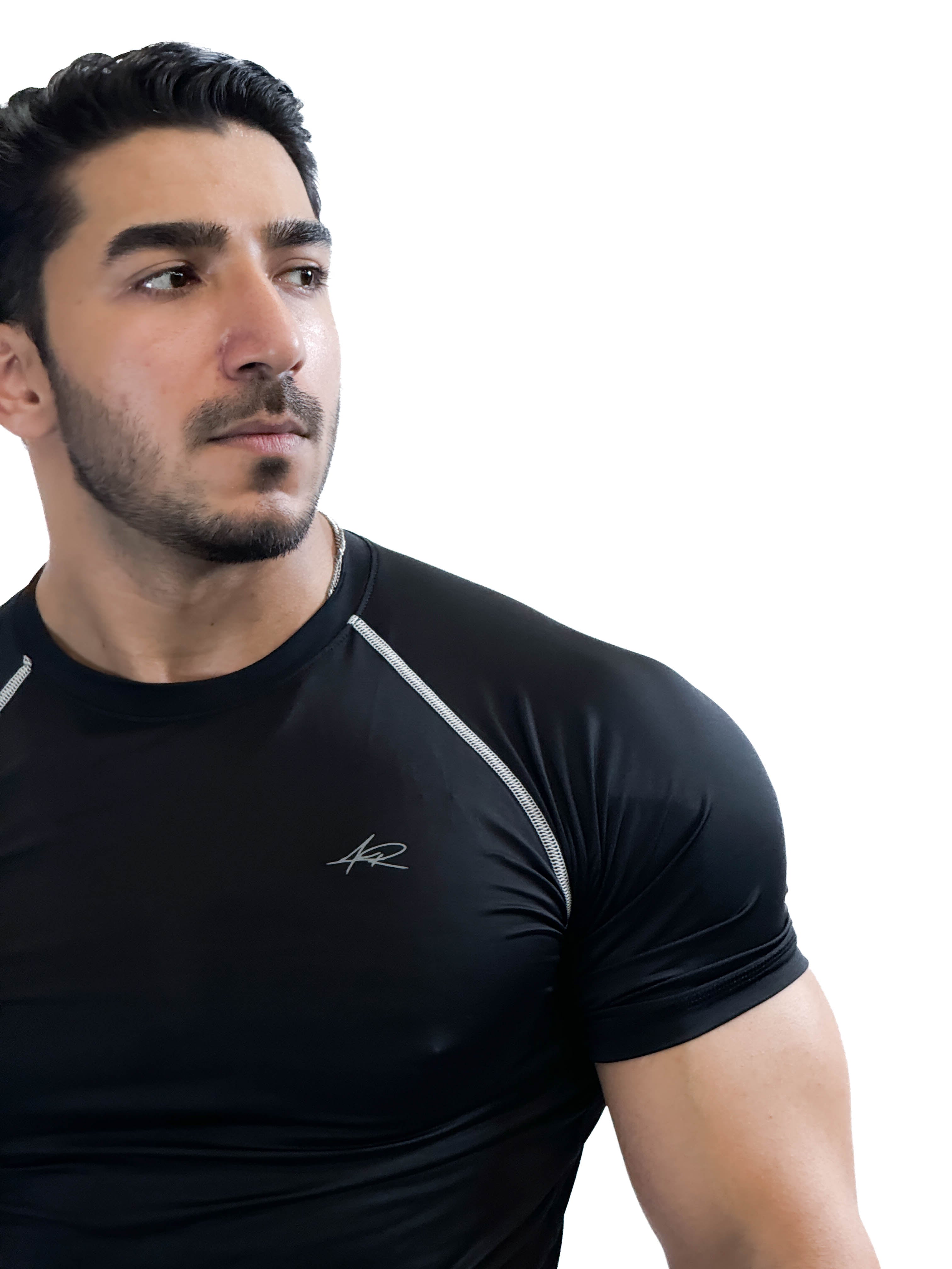 AR Half sleeve compression tee