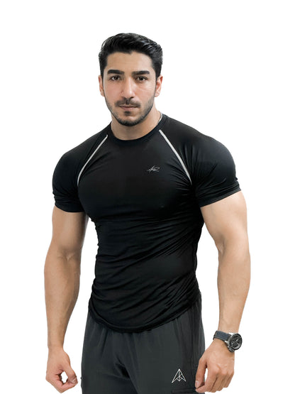 AR Half sleeve compression tee